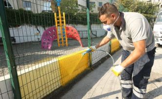Merkezefendi’de okullar onarılıyor