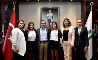 Sevinçlerini Başkan Ataç’la paylaştılar