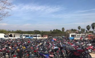 Otoparka bırakılan motosikletleri hurda diye satmışlar