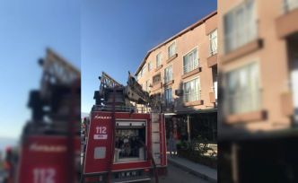 Burdur’da ev yangını