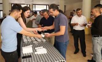 NEVÜ’lü personellere aşure ikramı