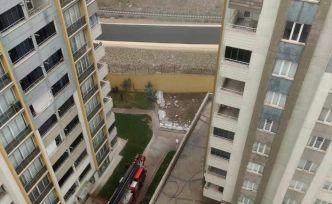 Batman’da 15 katlı binada yangın