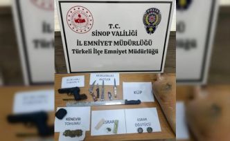 Sinop’ta uyuşturucu operasyonu: 2 gözaltı