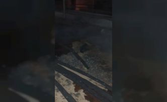 Ahırda çıkan yangın söndürüldü