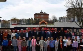 Anaokulu öğrencilerinden anlamlı sergi