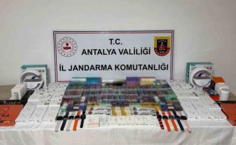 Antalya’da jandarmadan kaçak tütün operasyonu