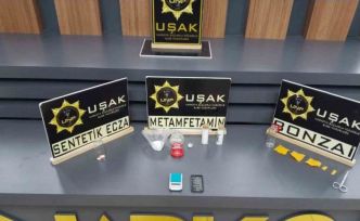 Uşak’ta 2 uyuşturucu satıcısı tutuklandı