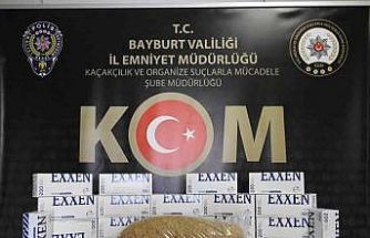 Bayburt’ta kaçak sigara operasyonu