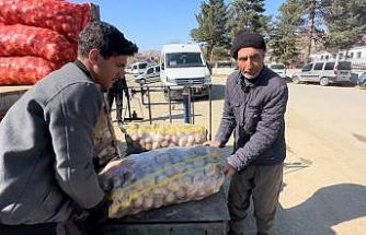 Yüksekova’da patates satışları başladı