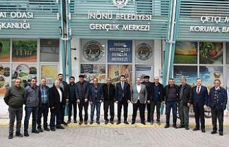 İnönü’de muhtarlar toplantısı yapıldı