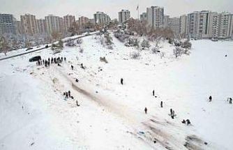 Talas’ın Erciyes’inde ‘kayak keyfi’