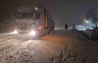 Tunceli’de kar yağışı