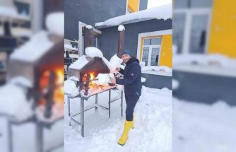 Uzundere’de kardan cağ kebabı