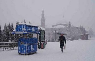 Erzurum beyaza büründü