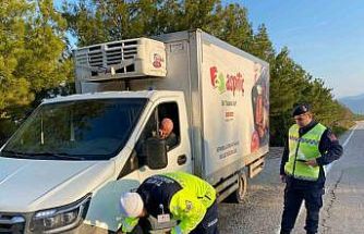 Sinop’ta kış lastiği denetimi