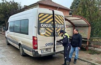 Kırklareli’nde okul servisleri denetlendi