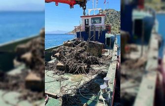 Antik limandaki tonozlar kaldırıldı