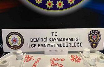 Demirci emniyetinden uyuşturucu operasyonu