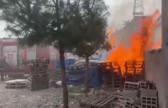 Kahramanmaraş’ta iş yeri yangını