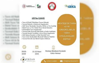 Menteşe’de tarım uygulamaları eğitimi