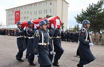 Şehit Astsubay memleketine uğurlandı