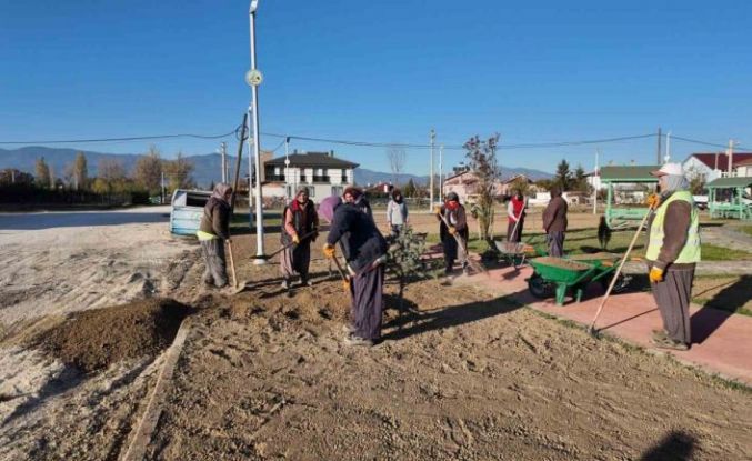 Bolu’da parklara kadın eli değdi