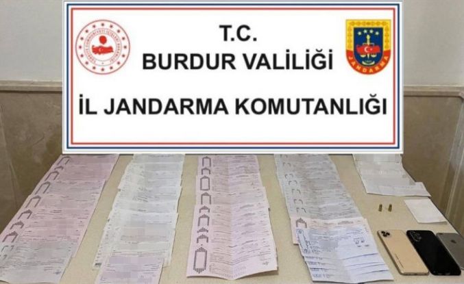 Burdur’da tefecilik operasyonu: 3 gözaltı