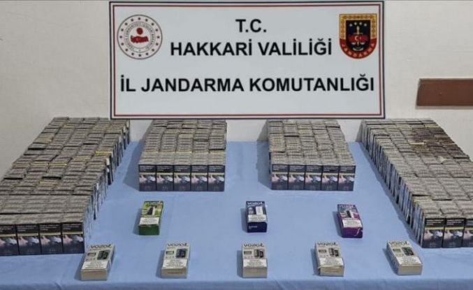 Hakkari’de gümrük kaçakçılığı operasyonu