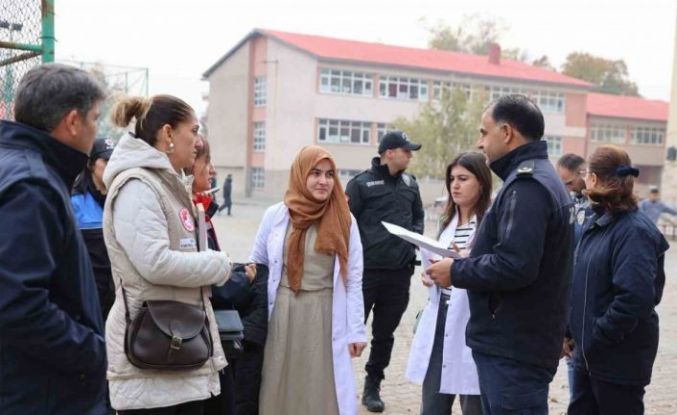 Iğdır’da okul çevresindeki işletmeler denetlendi