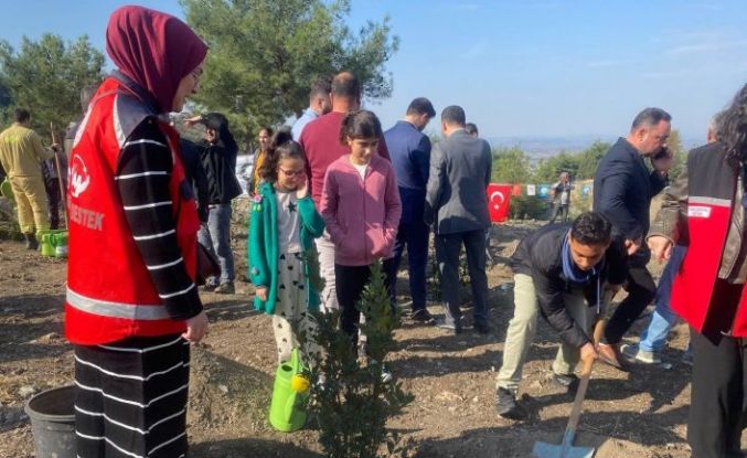 Osmaniye’de bin fidan toprakla buluşturuldu