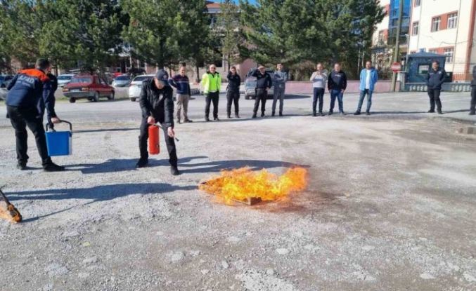 AFAD’dan polis ekiplerine yangın eğitimi