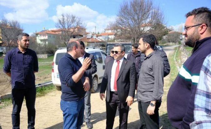 Akdağmadeni’nde dere ıslah çalışmaları başladı