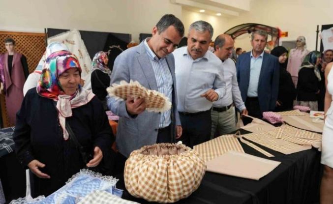 Alanya’da el sanatları sergisi açıldı