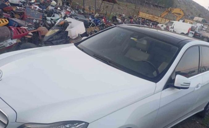 Beypazarı’nda sahte plakalı otomobil yakalandı