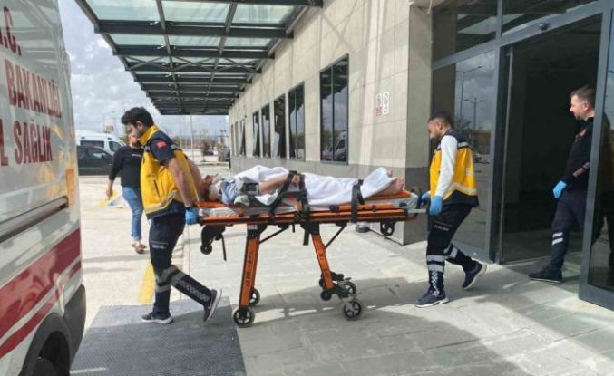 İnşaattan düşen kişi hastanelik oldu