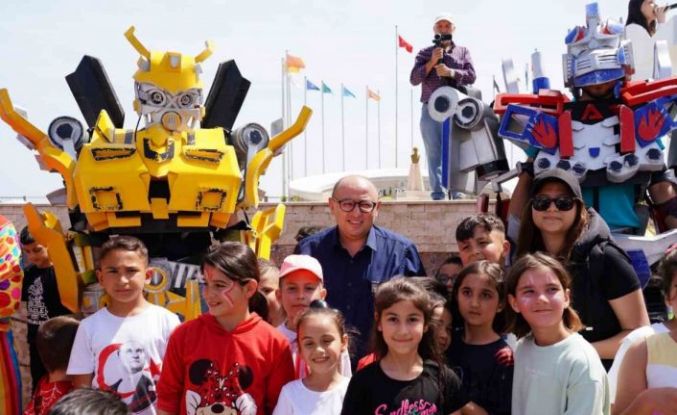 Mersin Erdemli’de çocuklar şenlikte buluştu