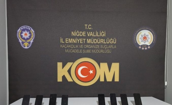 Niğde’de kaçakçılık operasyonu: 3 gözaltı