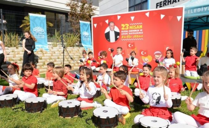 Nilüfer’in kreşlerinde 23 Nisan coşkusu