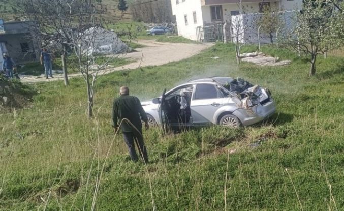 Otomobil takla attı: 1 yaralı
