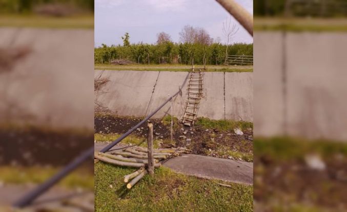 Su kanalı üzerine köprü talebi