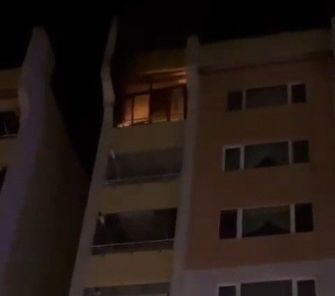 Lüleburgaz yangın paniği